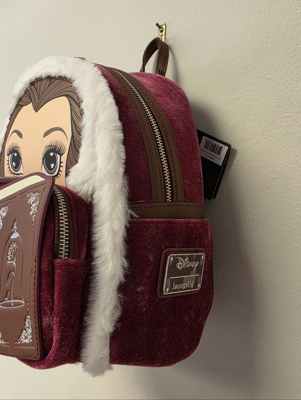Loungefly Disney Winter Belle Cosplay Beauty and the Beast Backpack - Picture 6 of 10